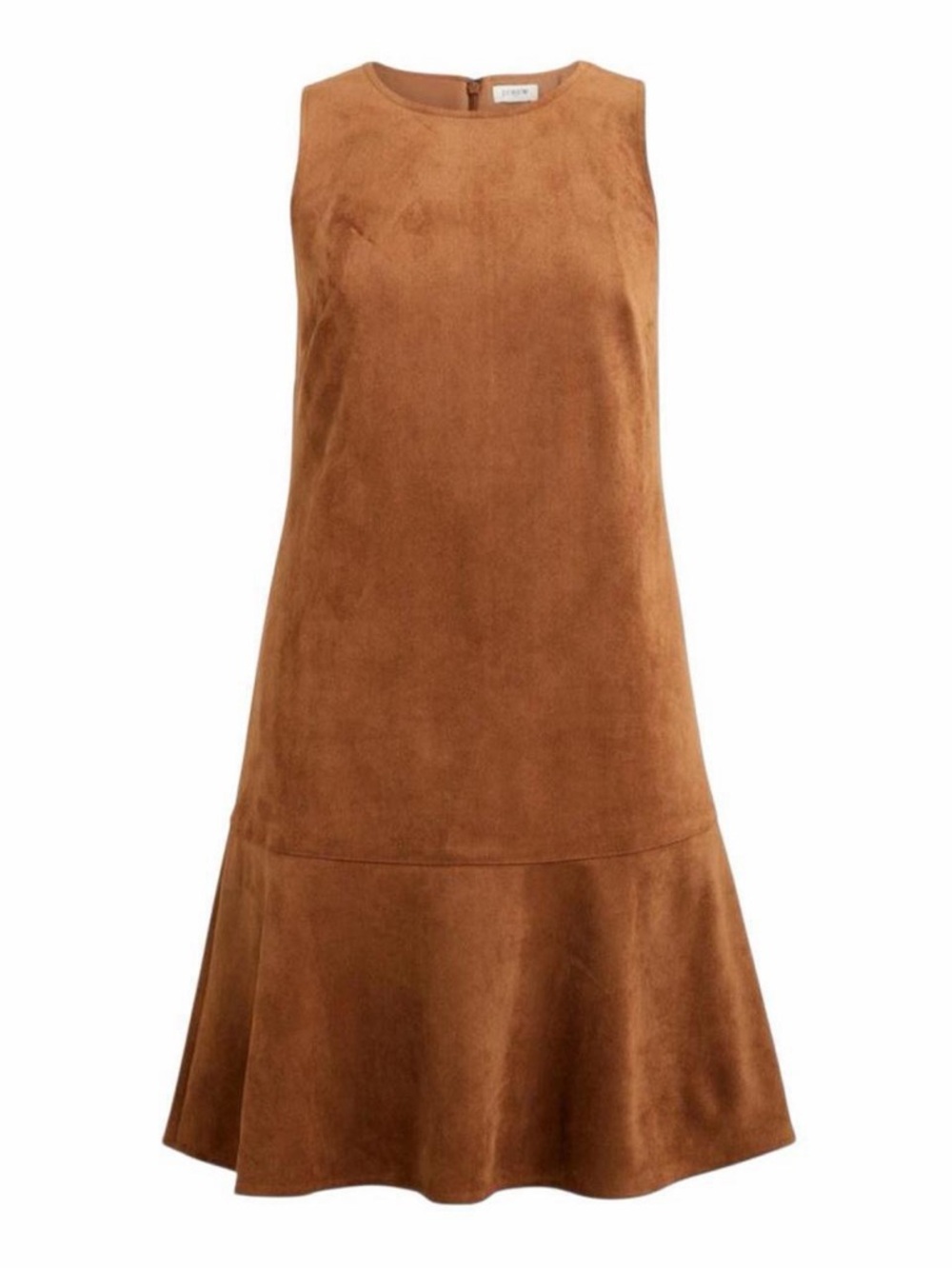 J. Crew Faux Suede Drop Waist Mini Dress – Women’s Size 4 | NWT 🤎✨